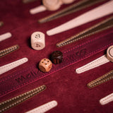 Roll-Up Nubuck Backgammon Set