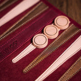 Roll-Up Nubuck Backgammon Set