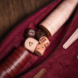 Roll-Up Nubuck Backgammon Set