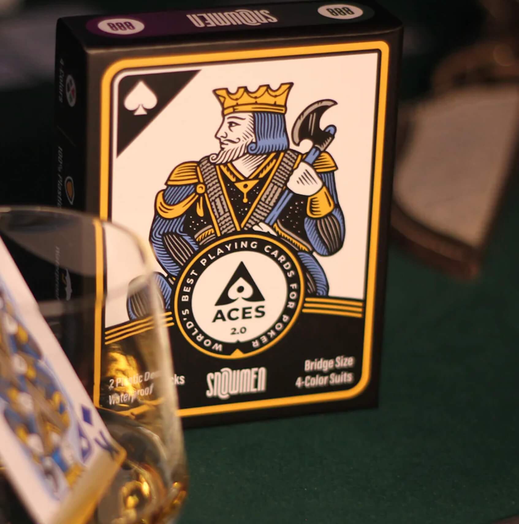 ACES Plastic Playing Cards Twin Set
