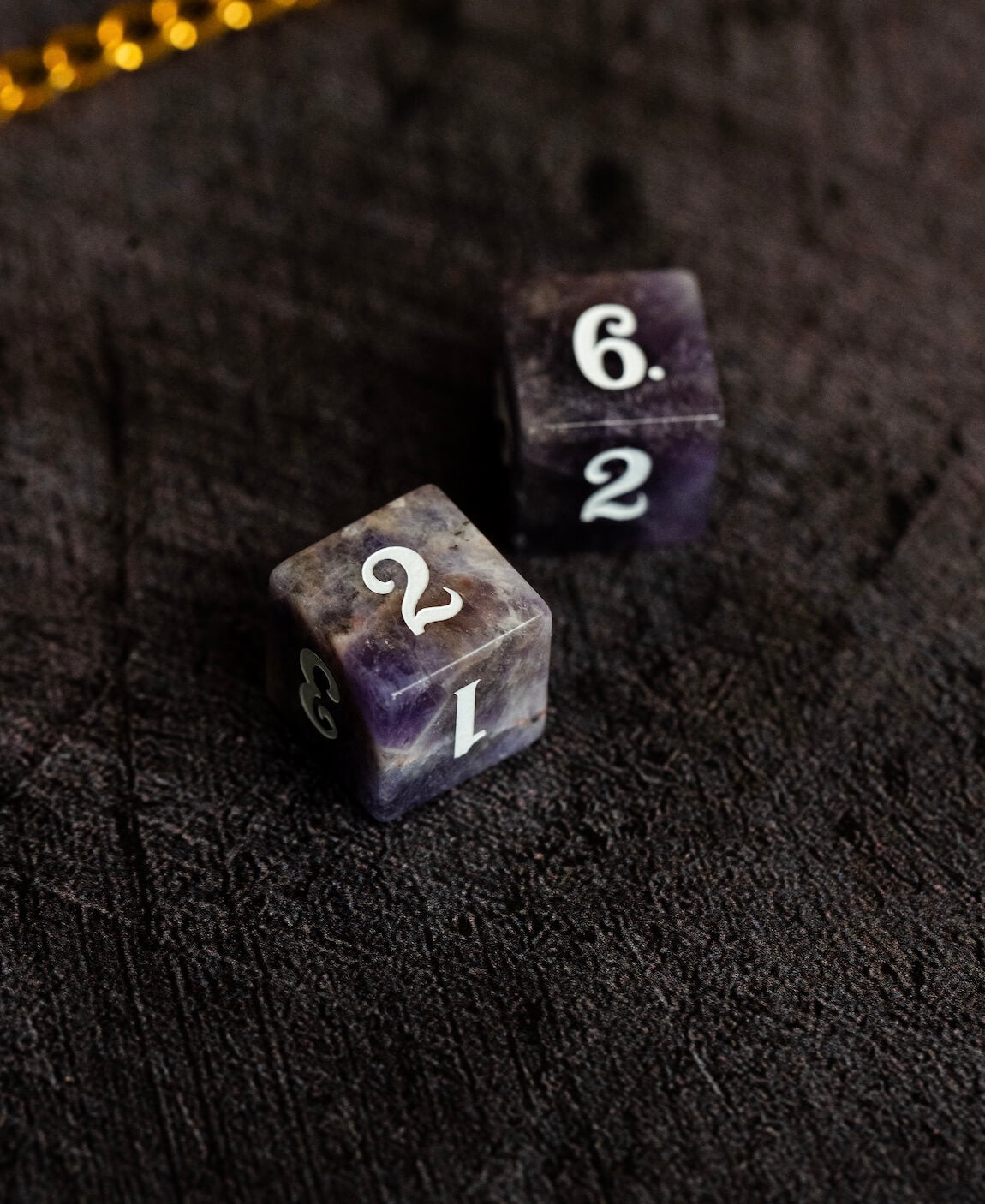 Amethyst Stone Dice