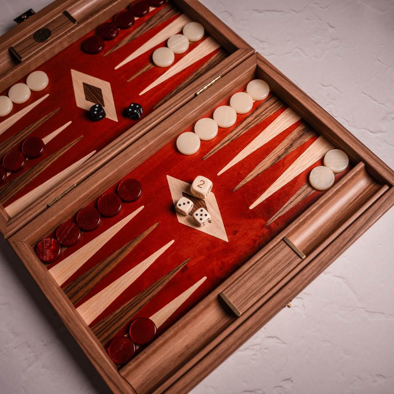 Walnut & Oak Backgammon Sets