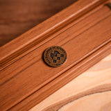 Olive Burl Backgammon Set