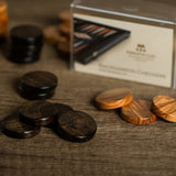 Olive Wood Backgammon Pieces