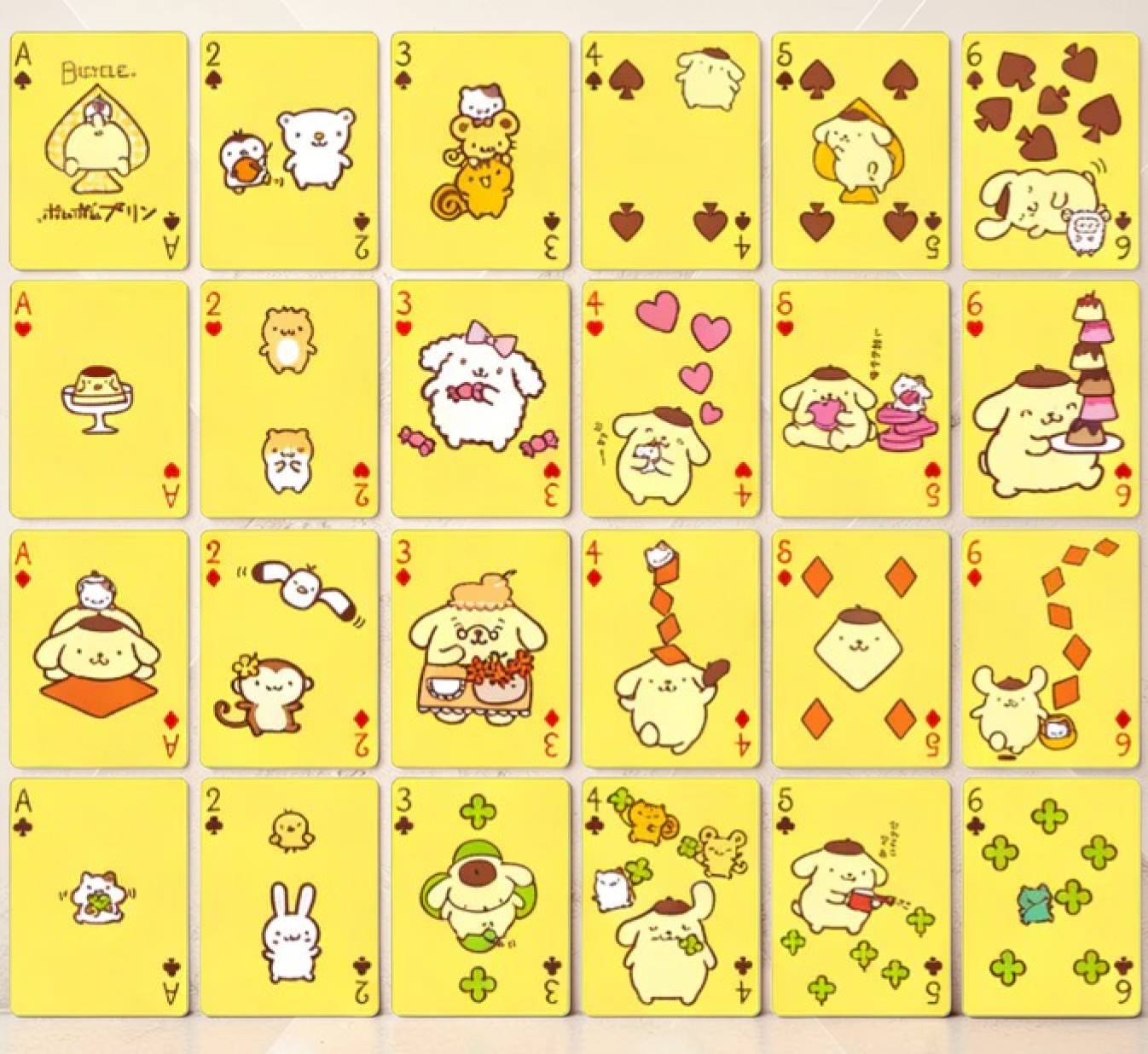 Bicycle Pompompurin Playing Cards