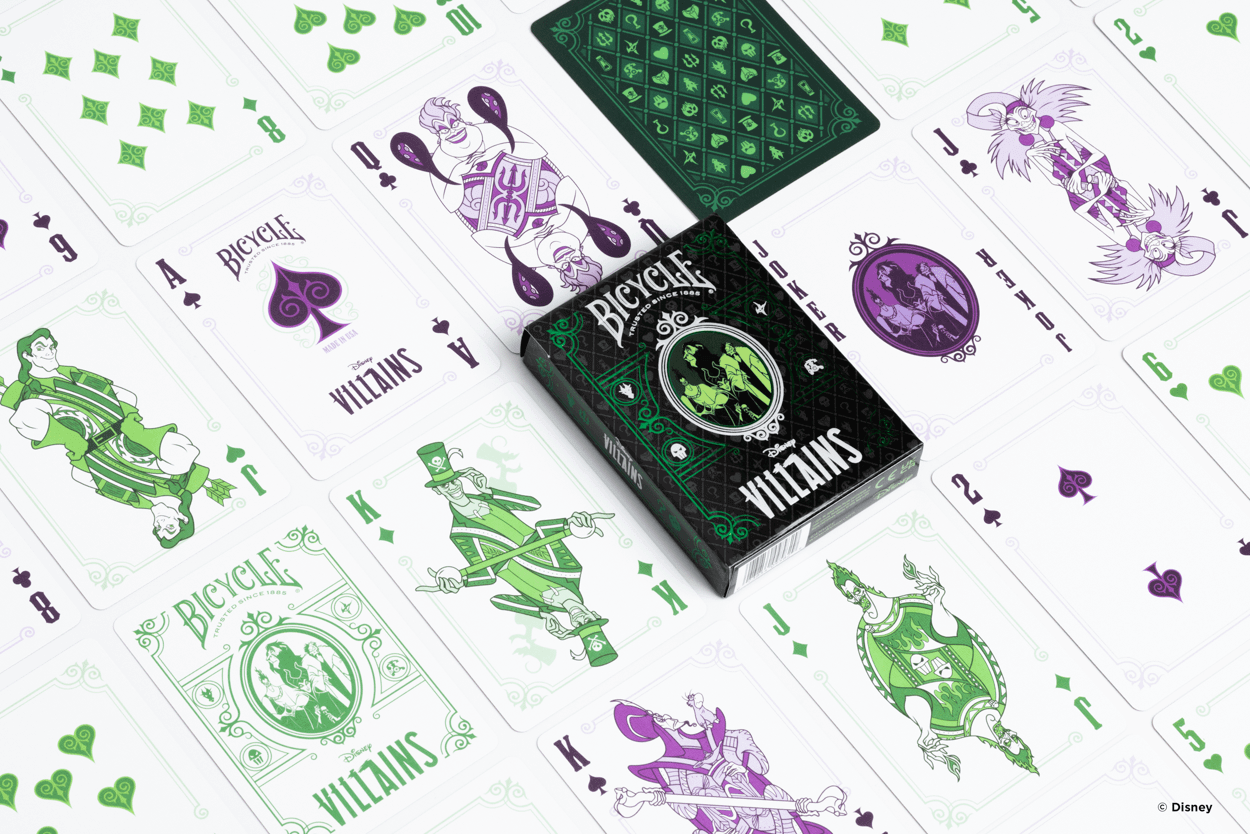 Bicycle Disney Villains Playing Cards