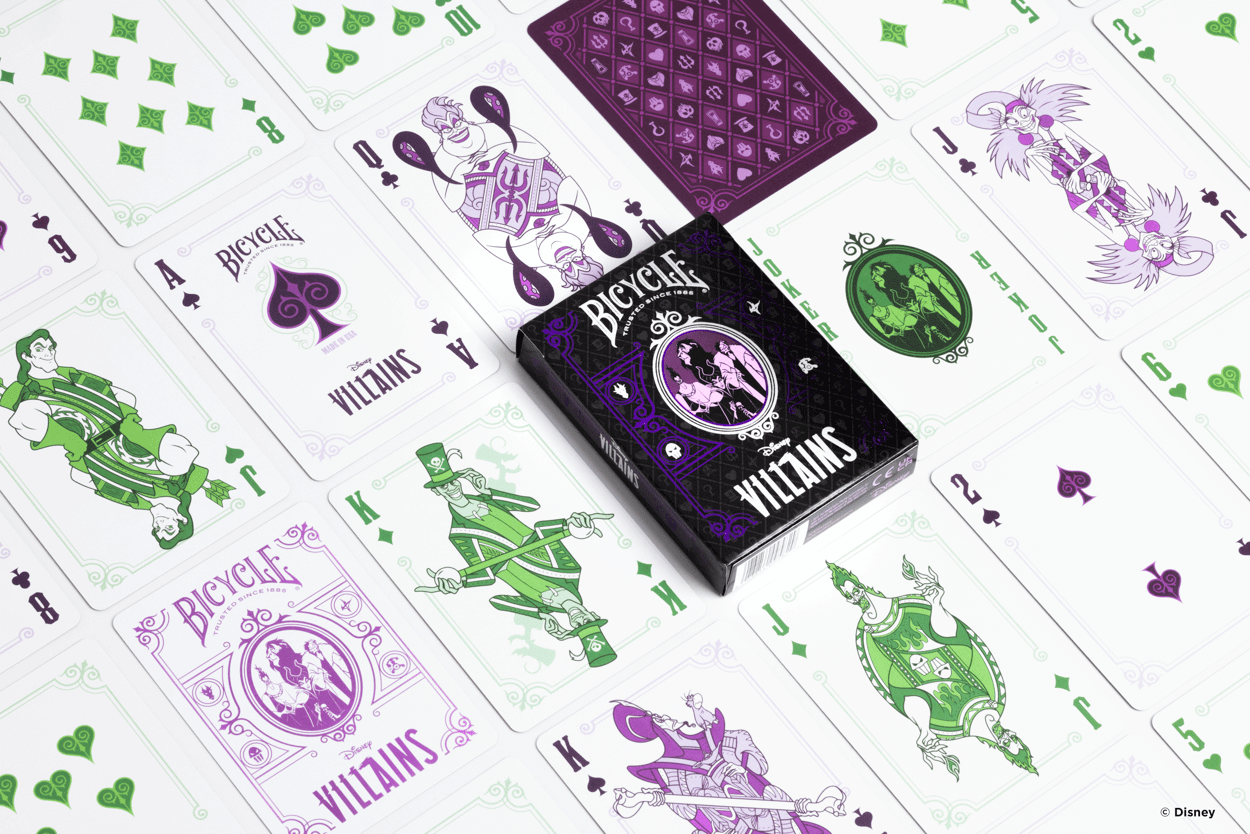 Bicycle Disney Villains Playing Cards