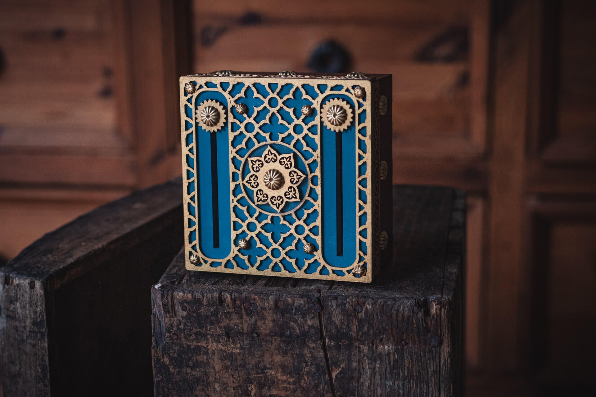 Blue Dragon Puzzle Box