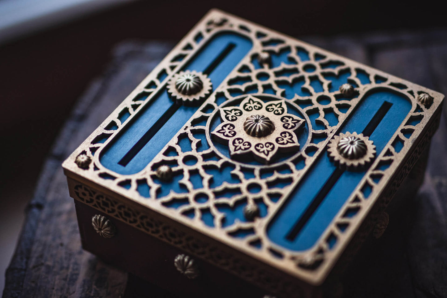 Blue Dragon Puzzle Box