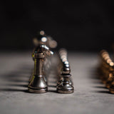 Solid Brass Mignon Chess Pieces