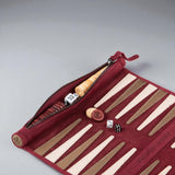 Roll-Up Nubuck Backgammon Set