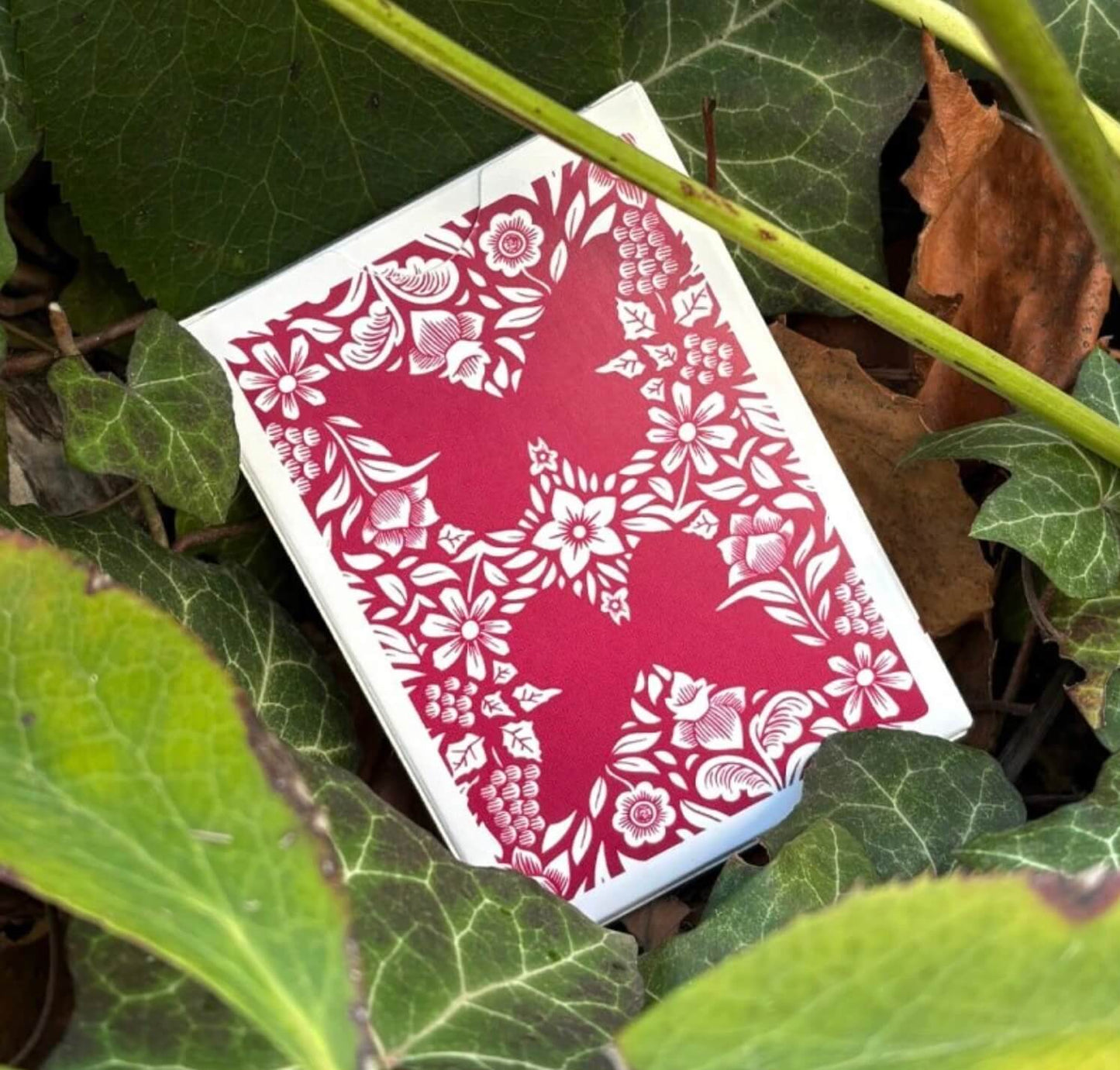 Butterfly Workers Playing Cards