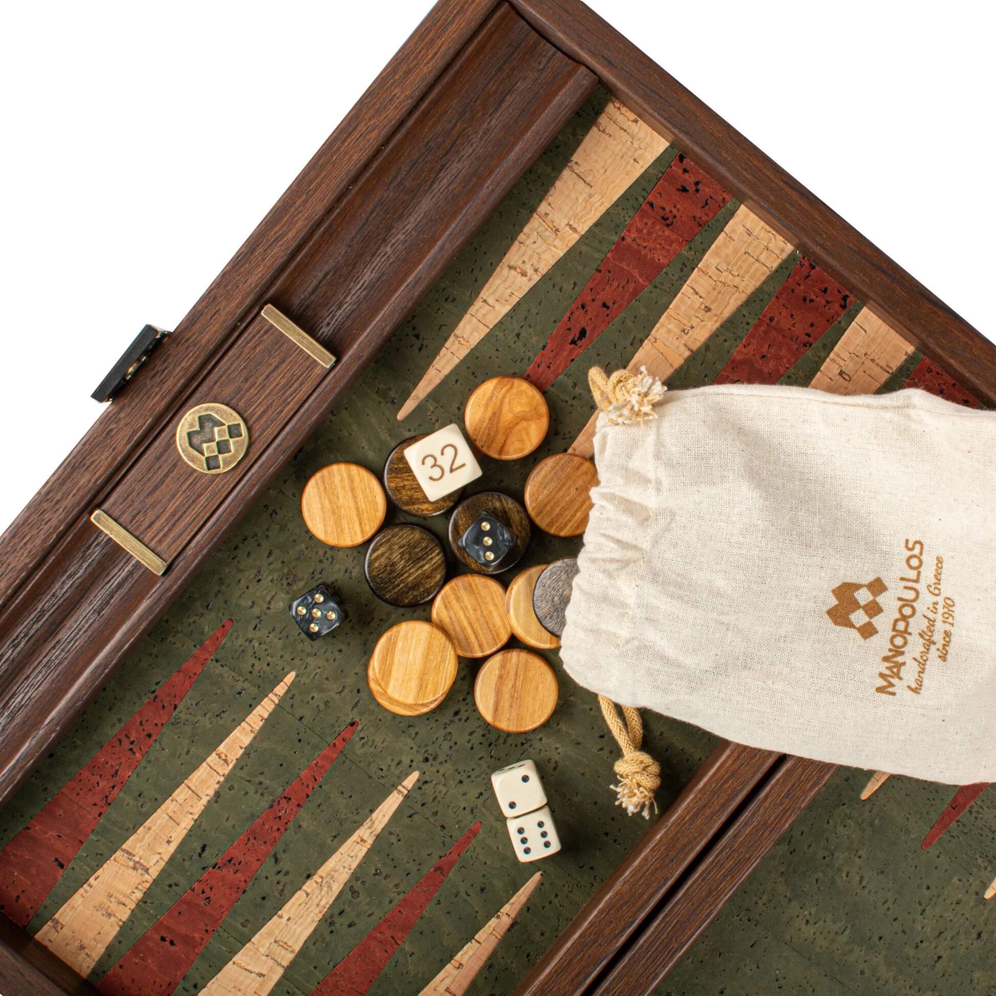 Cork Backgammon Set
