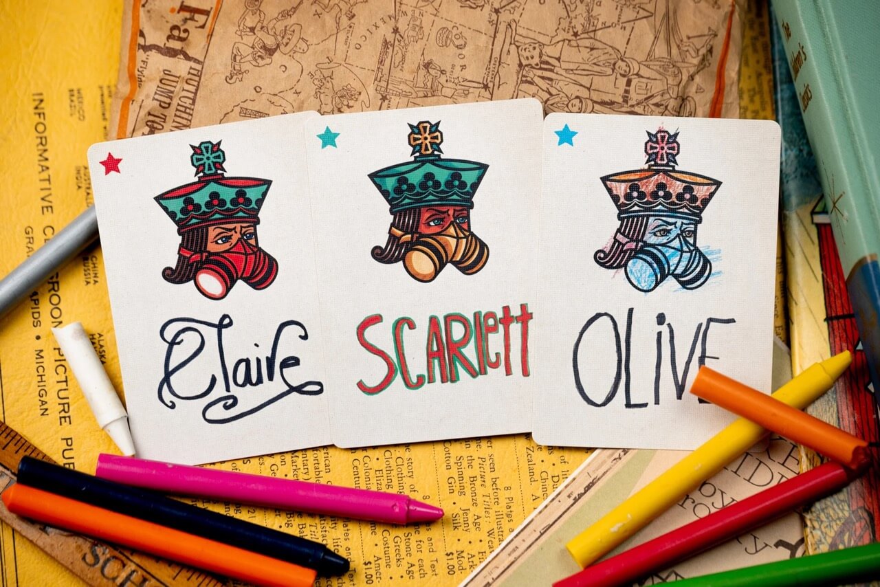 Crayon Playing Cards