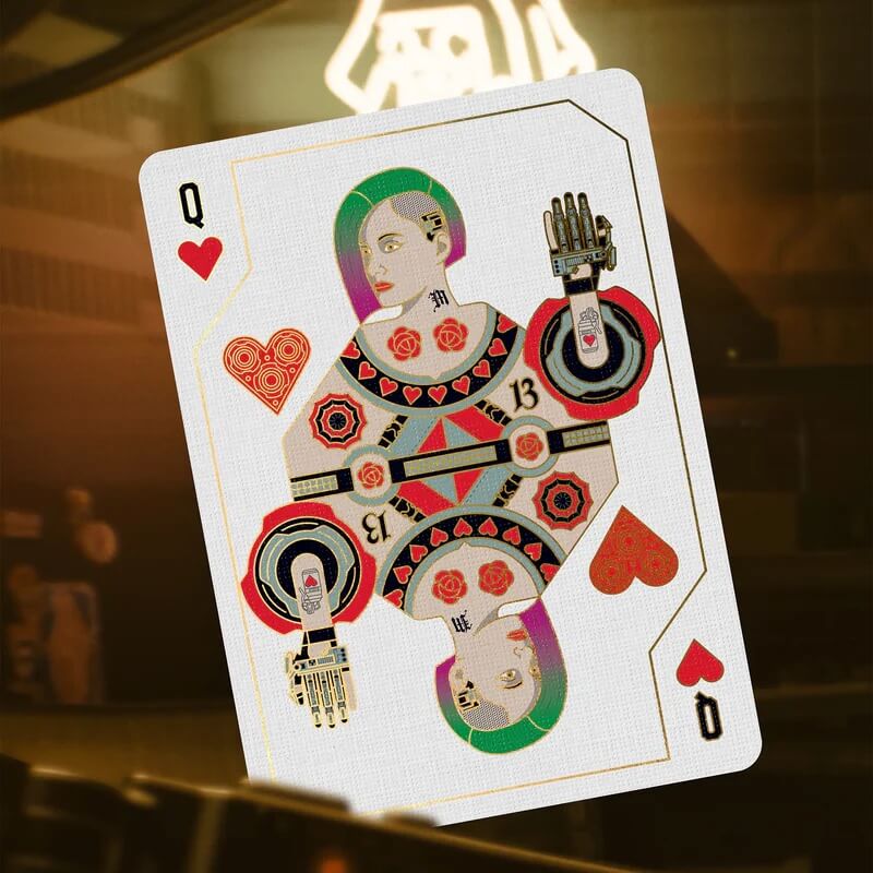 Cyberpunk 2077 Gold Playing Cards