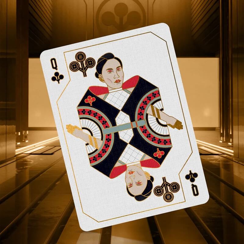 Cyberpunk 2077 Gold Playing Cards