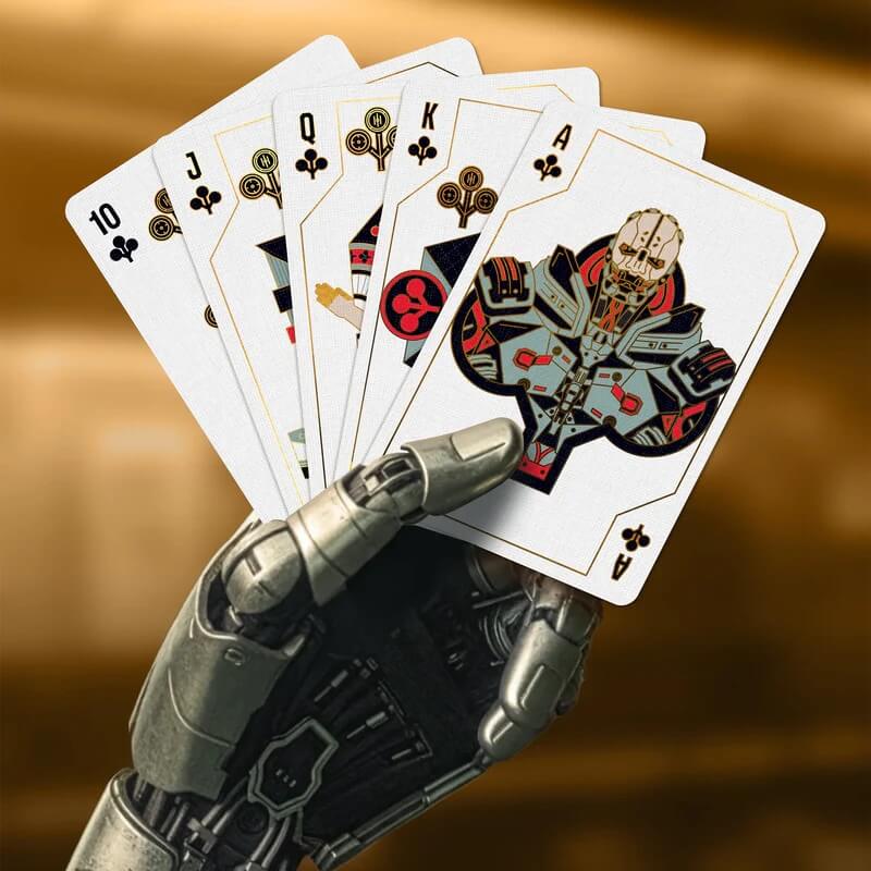 Cyberpunk 2077 Gold Playing Cards