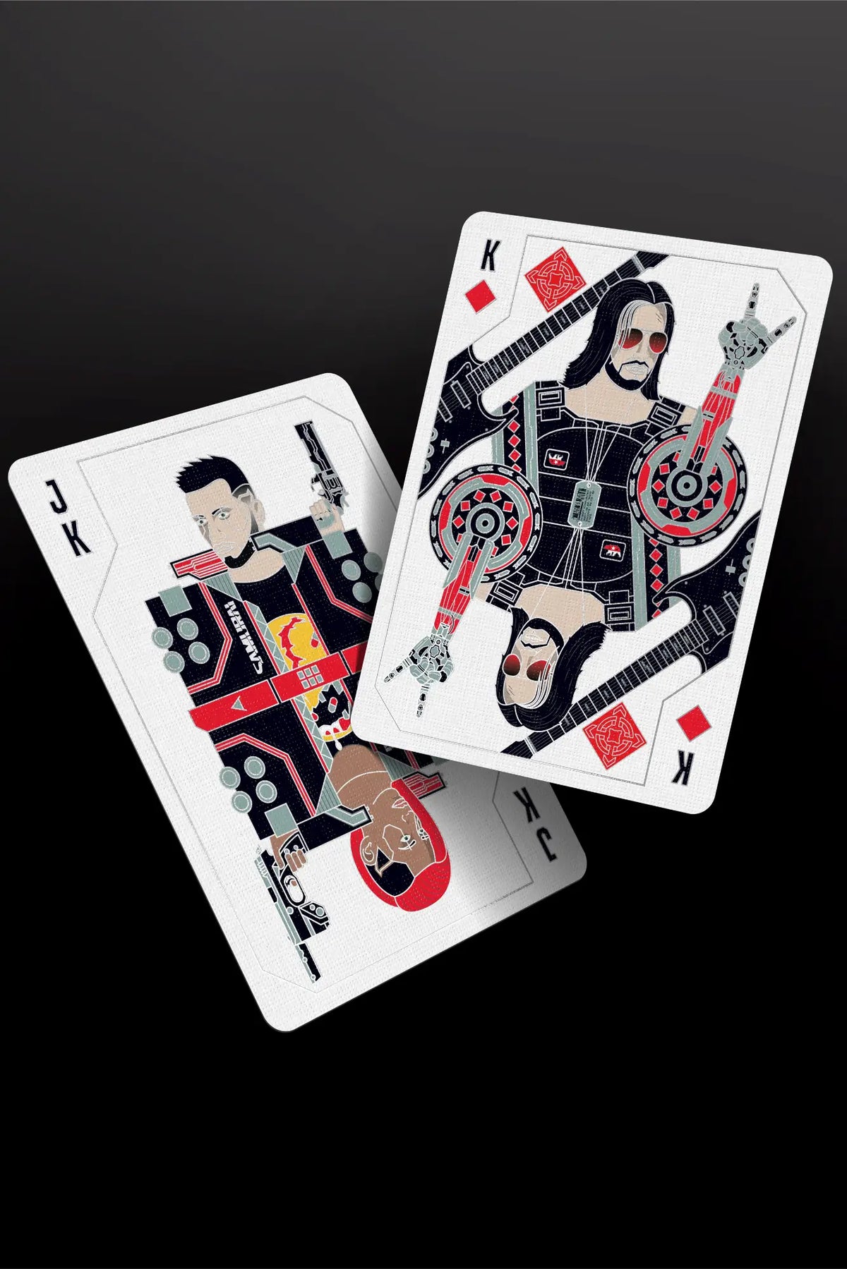 Cyberpunk 2077 Playing Cards: Silverhand Edition