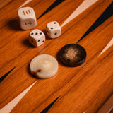 Walnut Treviso Backgammon Set