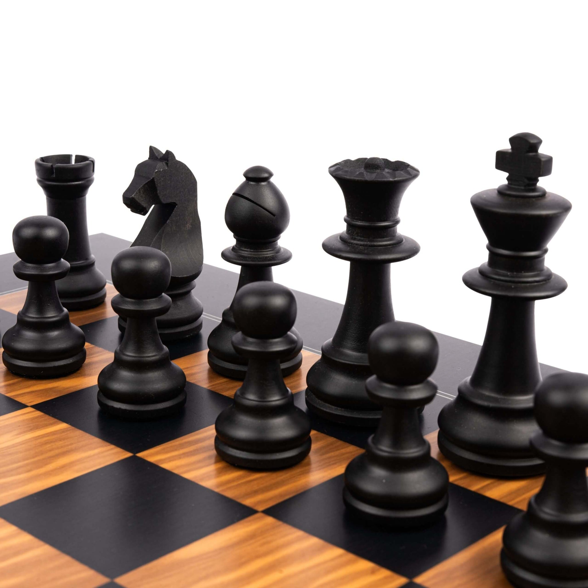 Black Olive Staunton Chess Pieces