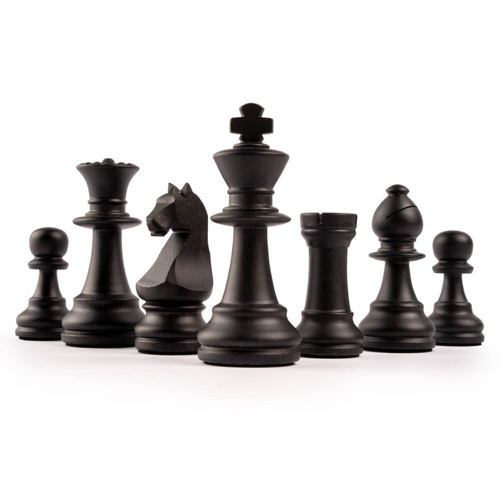 Black Olive Staunton Chess Pieces