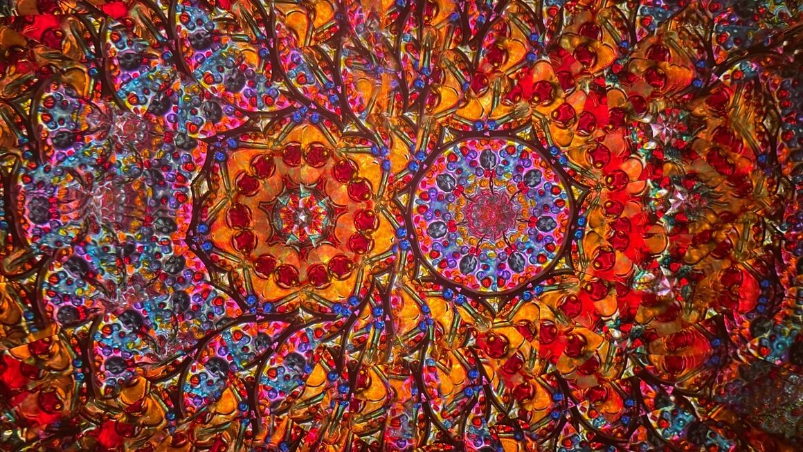 Giant Elliptic Flower Kaleidoscope