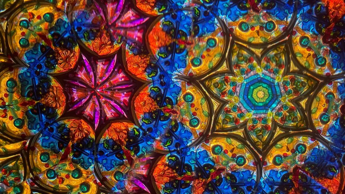 Giant Elliptic Flower Kaleidoscope