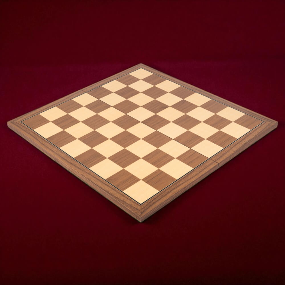 Folding Walnut Chess Board