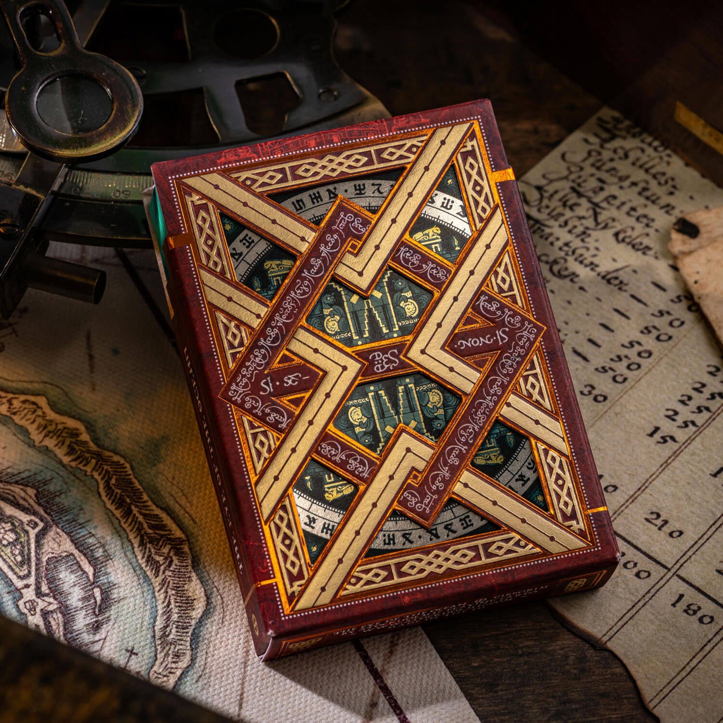 Eye Of The Ocean Playing Cards: Gibborim Gilded