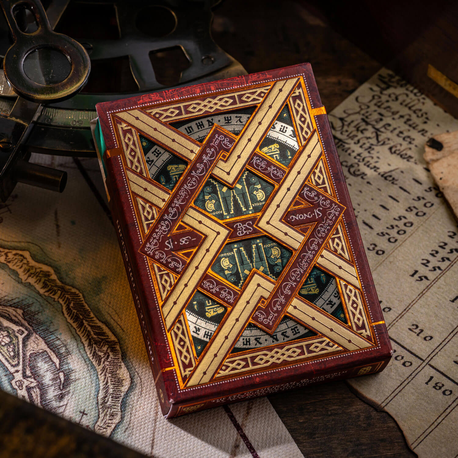 Eye Of The Ocean Playing Cards: Gibborim Gilded