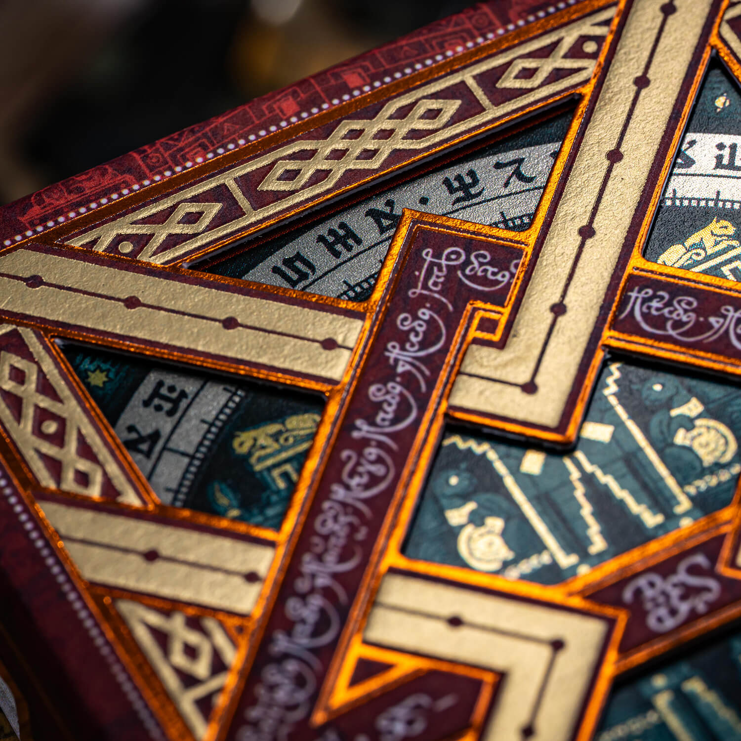 Eye Of The Ocean Playing Cards: Gibborim Gilded