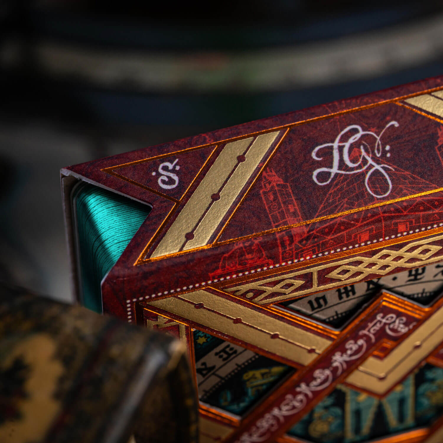 Eye Of The Ocean Playing Cards: Gibborim Gilded