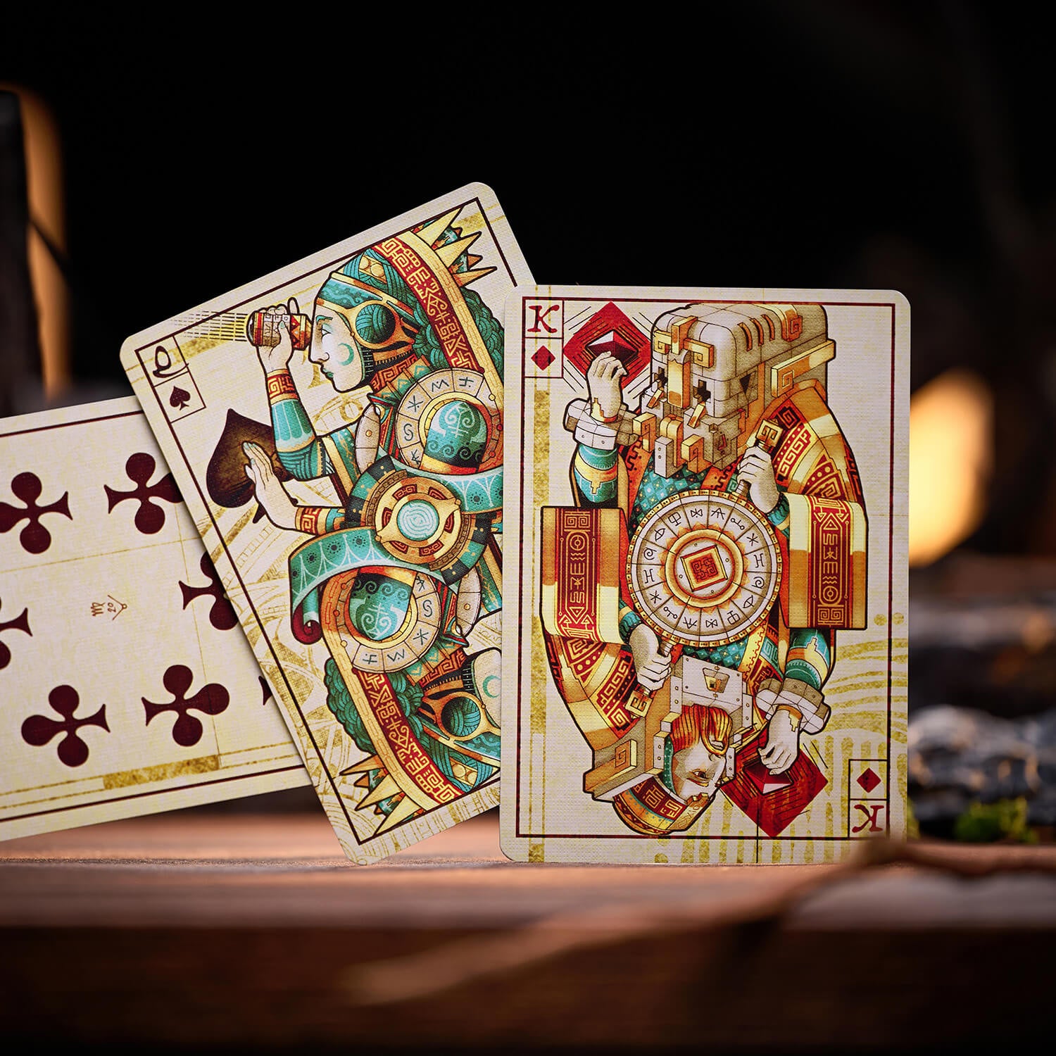 Eye Of The Ocean Playing Cards: Gibborim Gilded