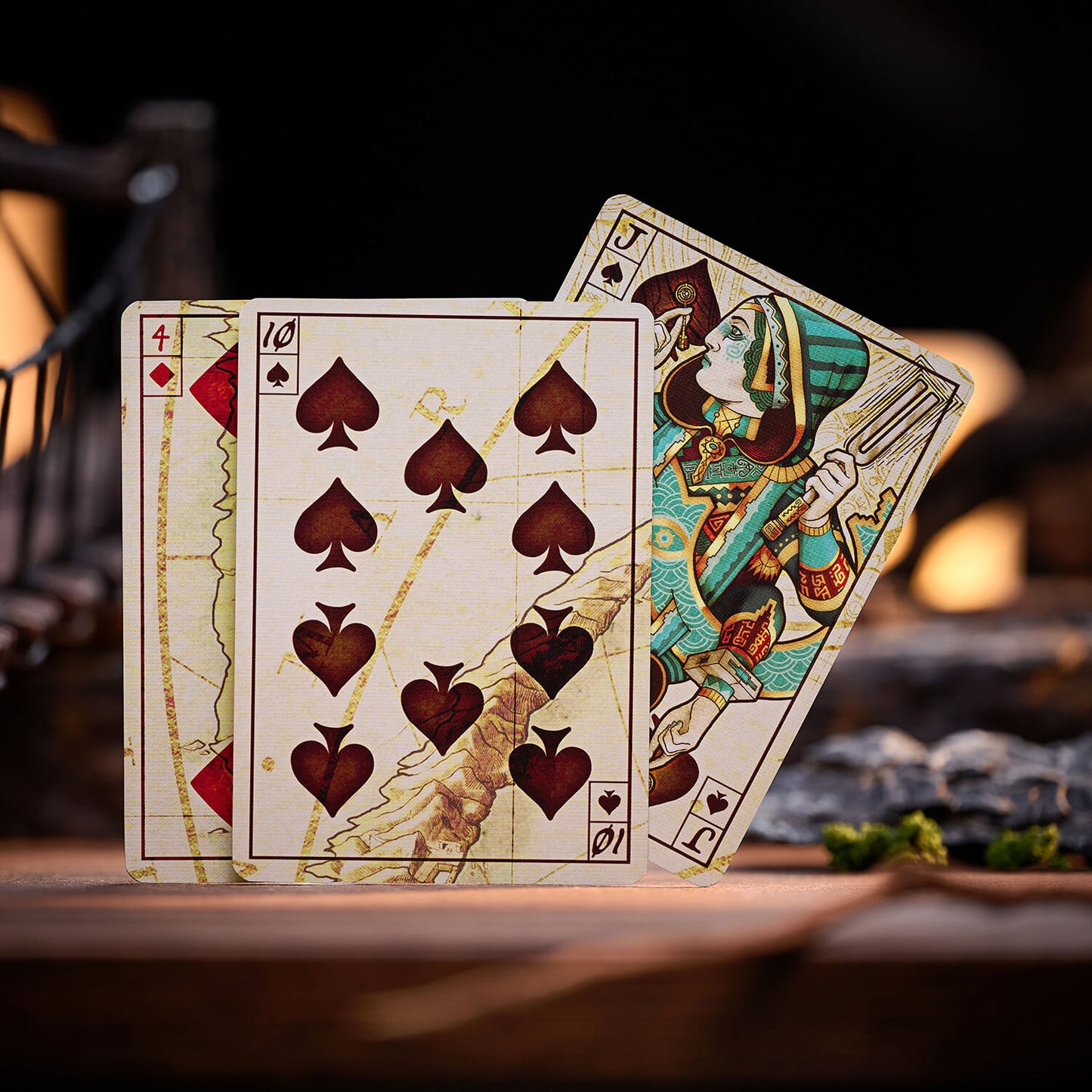 Eye Of The Ocean Playing Cards: Gibborim Gilded