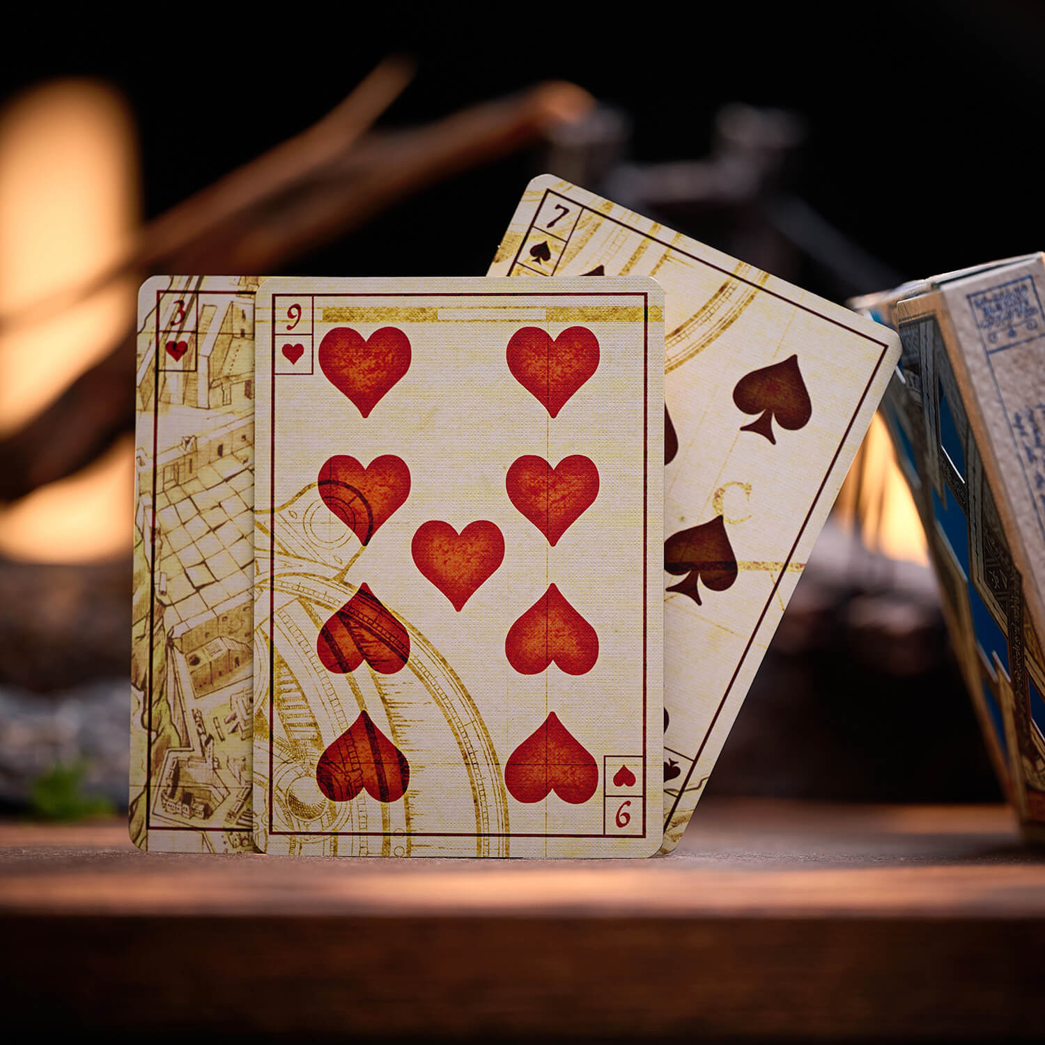 Eye Of The Ocean Playing Cards: Gibborim Gilded