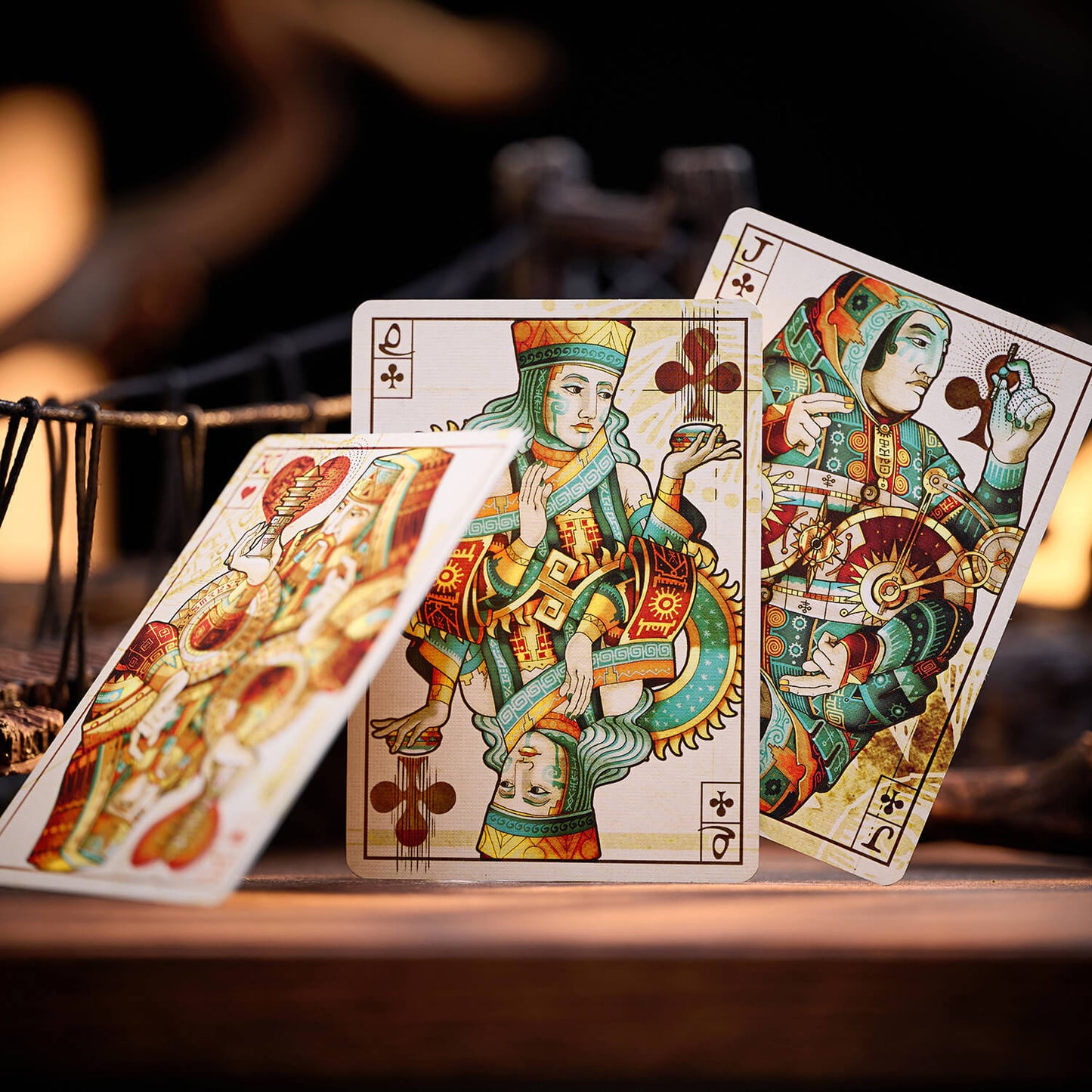 Eye Of The Ocean Playing Cards: Gibborim Gilded