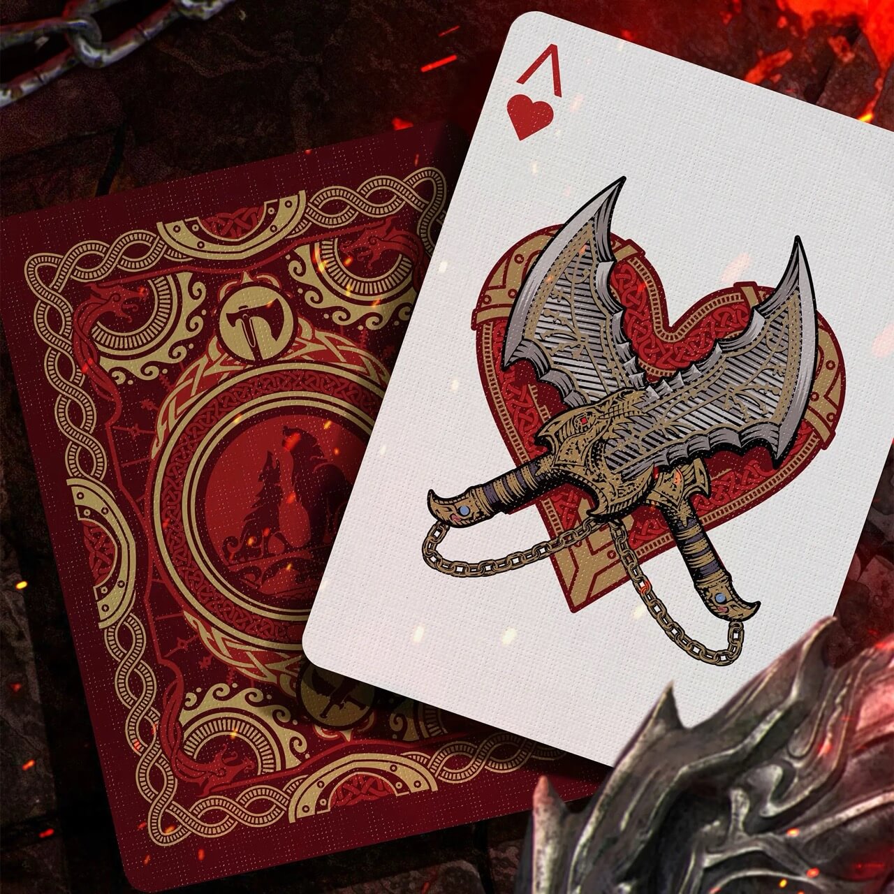 God Of War Playing Cards: Blades Of Chaos