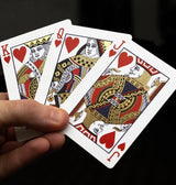 Butterfly Workers Gold Playing Cards