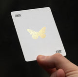 Butterfly Workers Gold Playing Cards