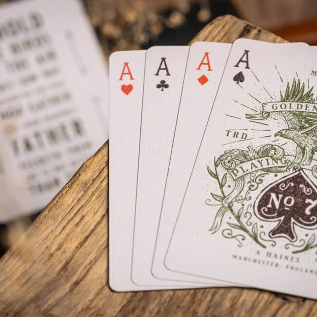 Golden Eagle Playing Cards