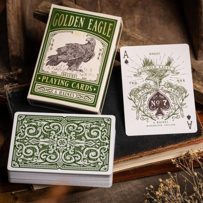 Golden Eagle Playing Cards