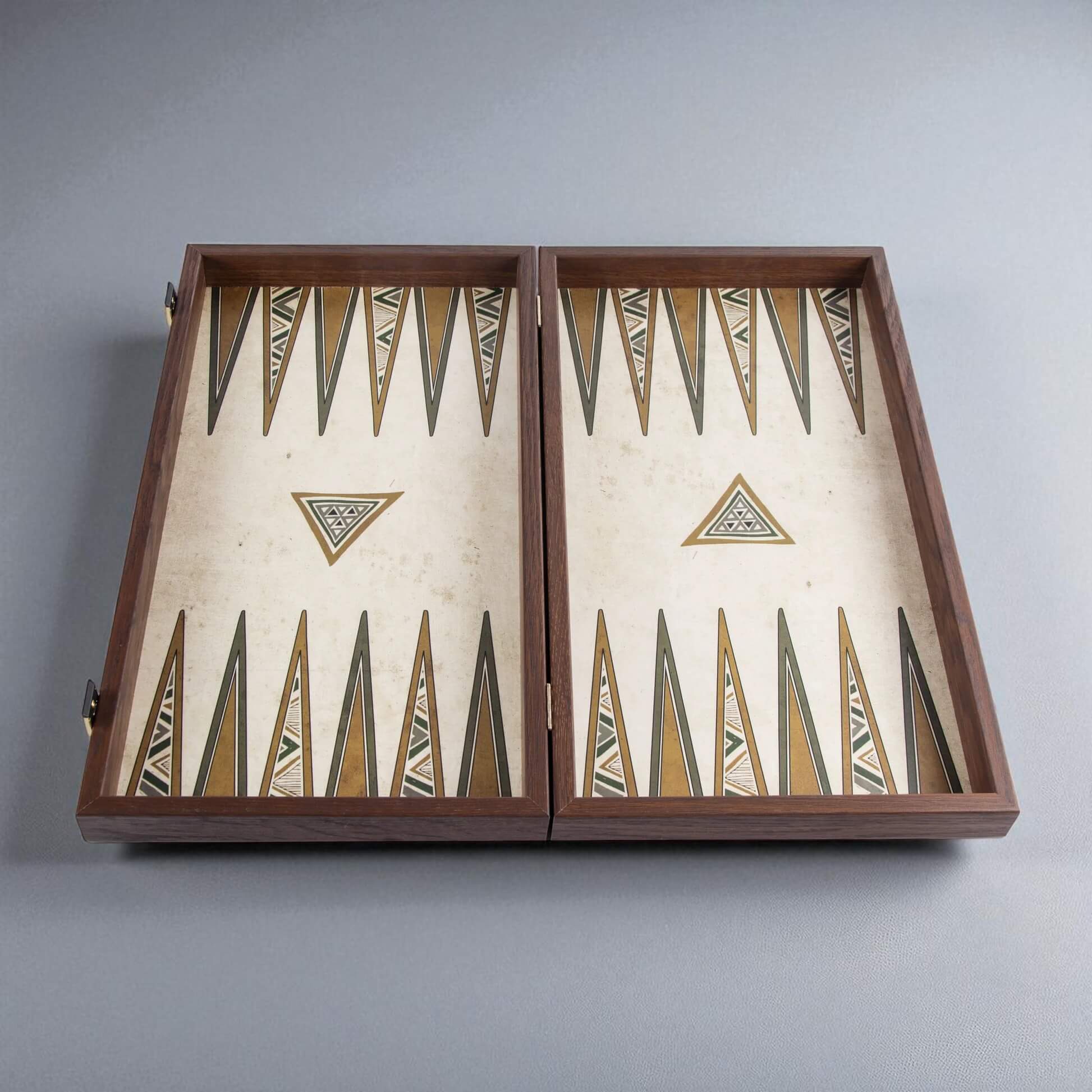 Greek Folk Art Backgammon Set