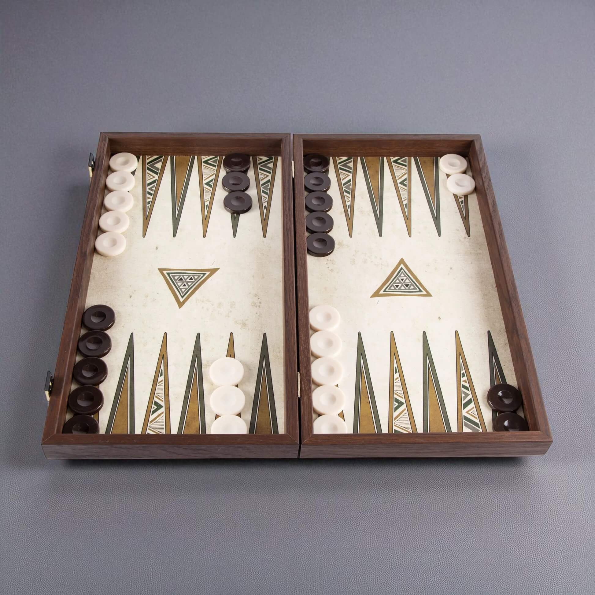 Greek Folk Art Backgammon Set