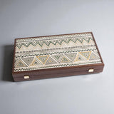Greek Folk Art Backgammon Set
