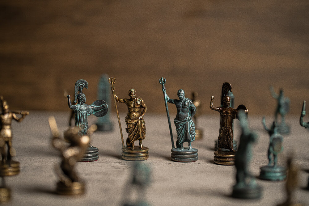 Greek Mythology Chess Pieces