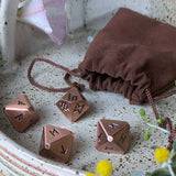Green Glyphs Runic Dice