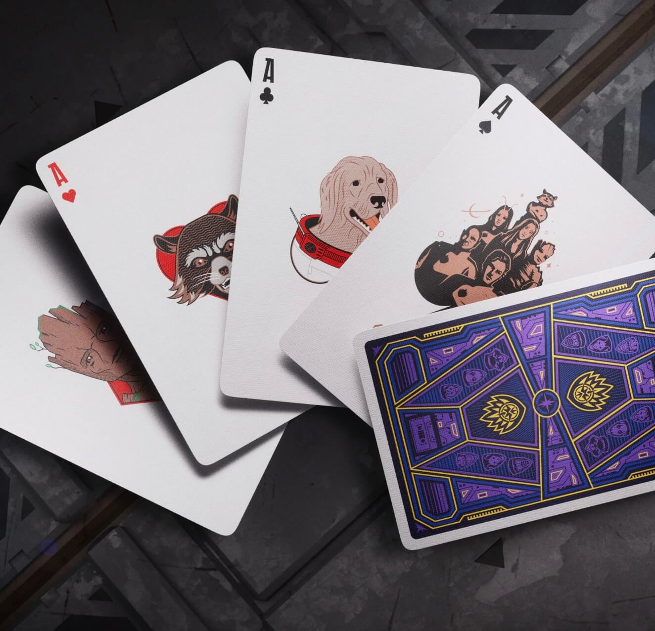 Guardians Of The Galaxy Playing Cards