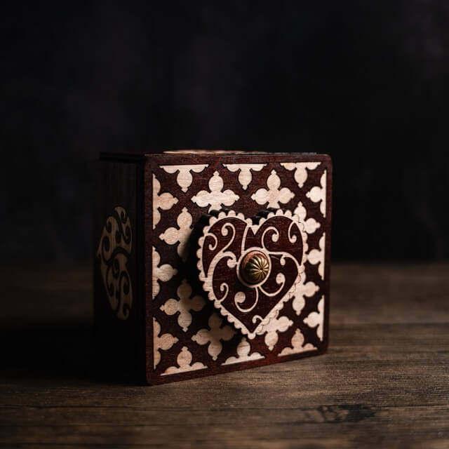 Heart Puzzle Box