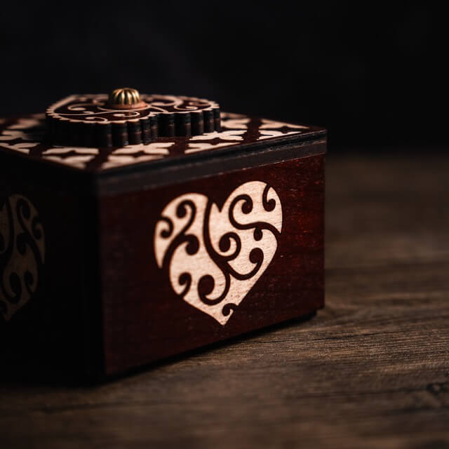 Heart Puzzle Box