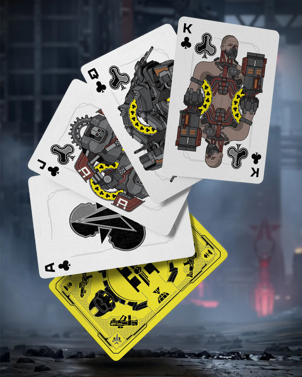 Helldivers 2 Playing Cards: Diving Yellow
